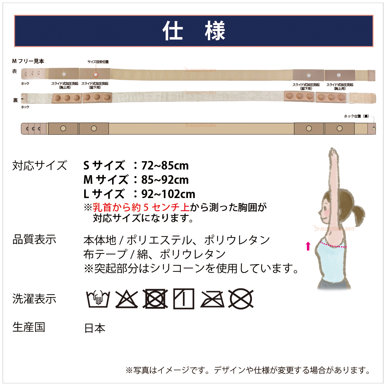 STOP!汗BAND　仕様
