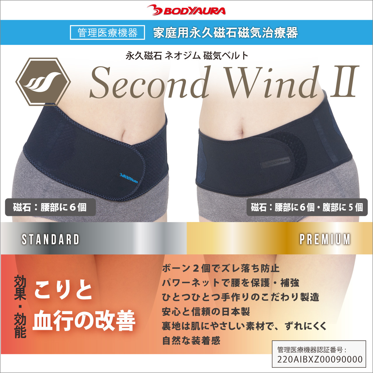 SECONDWIND2 磁気ベルト
