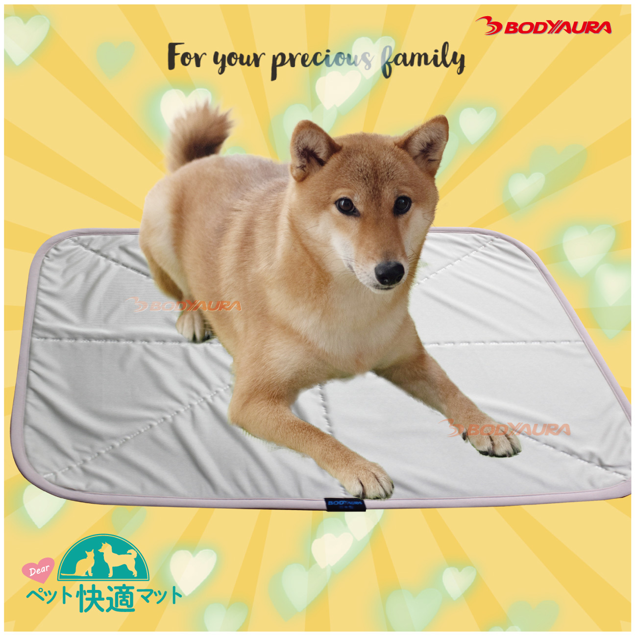 柴犬　Dearペット快適マットMサイズ