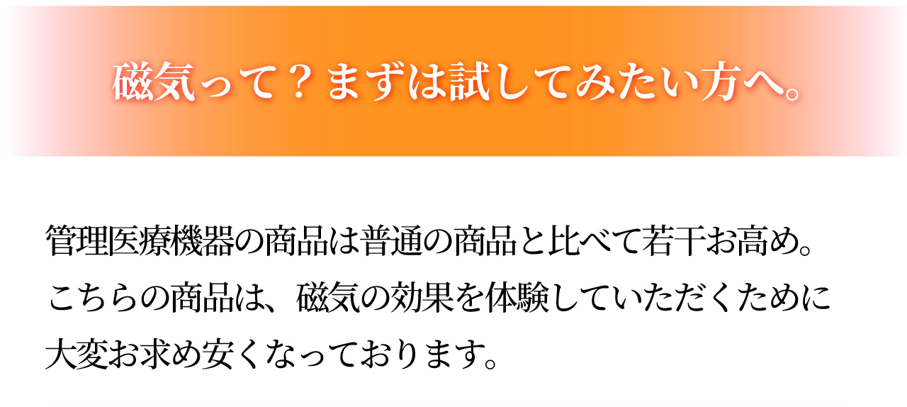 管理医療機器 磁気レッグウエアWISELEGダブルマグくつ下 まずは試してみたい方へ